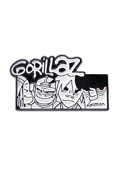 Choice30 XZ8358 Punk Rock Band Hard Enamel Pins Skeleton Hand Gesture Heavy M...