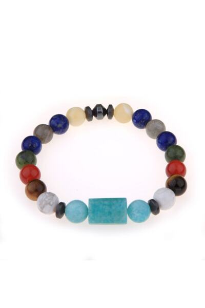 OSMANLI DOĞAL TAŞ سوار من الأحجار الطبيعية المعتمدة - اللازورد، أمازونيت، الي...
