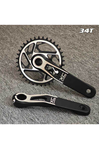 Choice 170mm Crank 34T GOLDIX Mountain Bike Crank Chain Wheel Set, Fixed with...