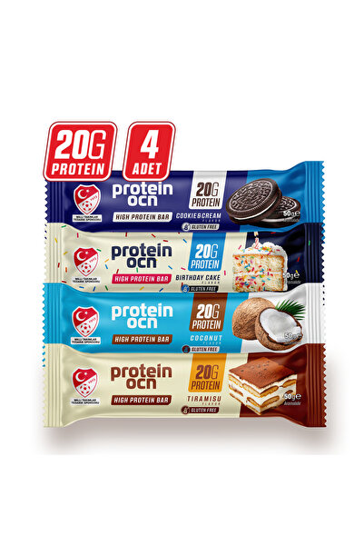 Proteinocean Protein Bar - Karma Kutu - 50g X 4 Adet