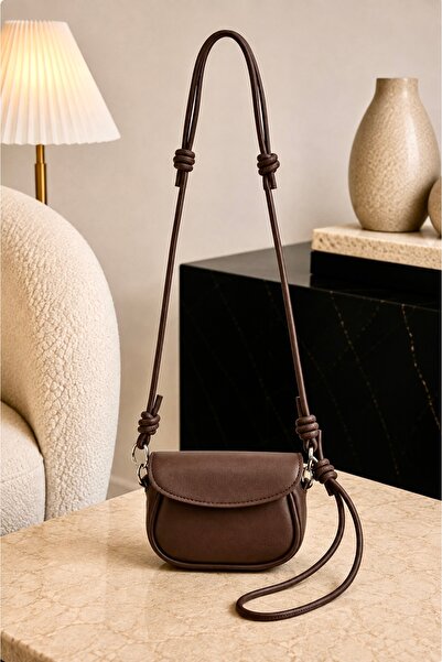 Çantacımstore Kadın Petite Mini Çanta Kahverengi