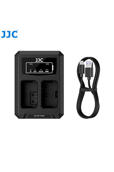 Choice black JJC Camera Battery Charger for NP-FW50 Battery for ZVE10 A6100 A...