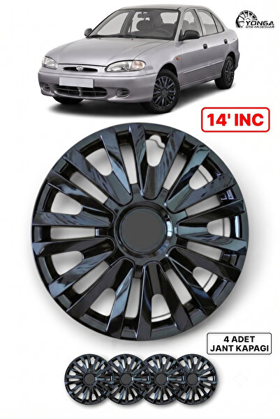 YONGA OTO AKSESUAR HYUNDAİ ACCENT YUMURTA KASA Jant Kapağı 14 İnç Kırılmaz 4 ...