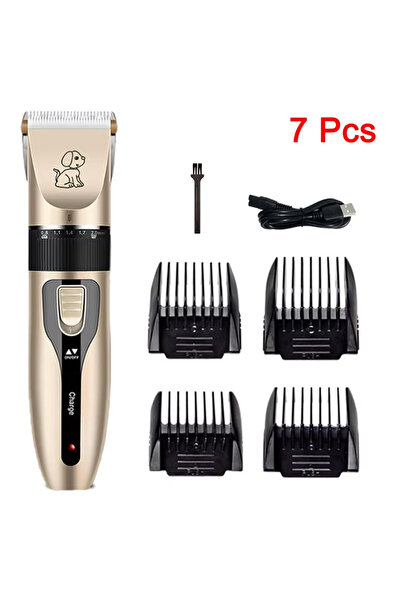 Choice1 7 Pcs Electrical Pet Clipper Professional Grooming Kit Rechargeable P...