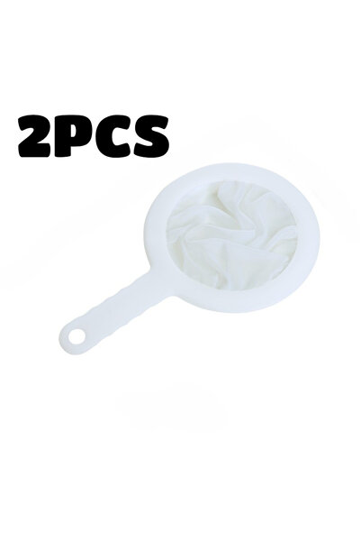 choice2 White 2PCS 5pcs Soy Milk Wine Filter Bag Nylon Ultra-fine Filter Mesh...