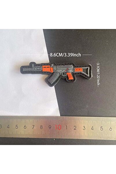 Choice13 QN20-01 HK86-01 3D PVC Morale Patches Mini Weapon Pistol,Rifle Army ...