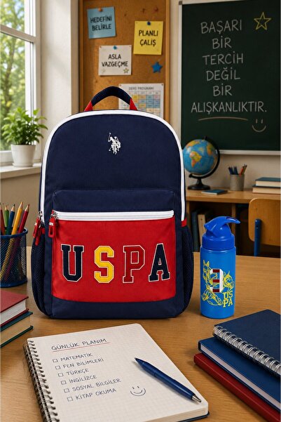 U.S. Polo Assn. يو إس بولو. أسن. طقم مدرسي للجنسين حقيبة PLSET2426424000