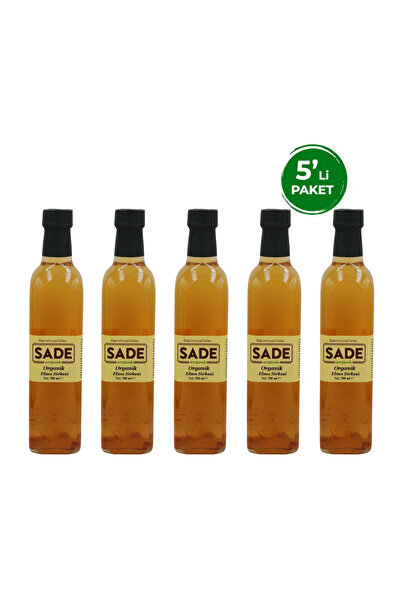 Sade Organik Elma Sirkesi 5x500 ml
