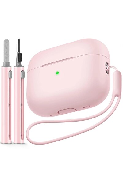 Choice airpods pro 2 pink For Airpods Pro 2 Case Cover with Cleaner Kit Soft ...