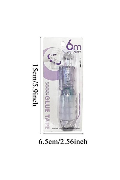 choice2 D Press Type Glue Pen Erasable & Strong Adhesion Refillable Solid Glu...
