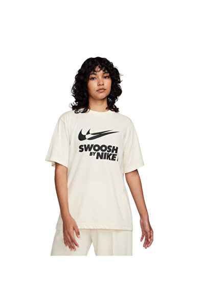 Nike W NSW TEE BF GLS FZ4634-113 Εκρού