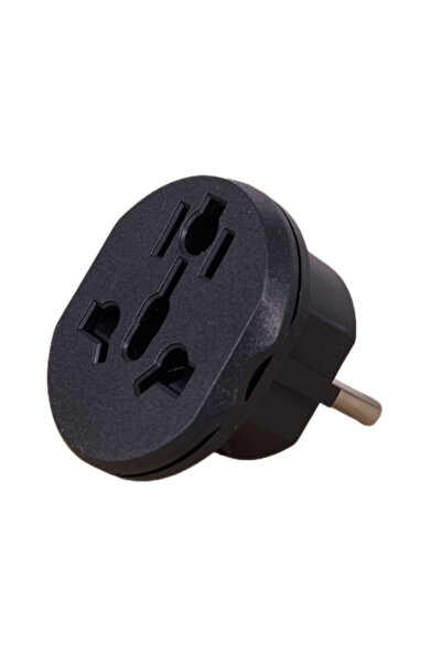 Choice black 16A Universal EU Travel Adapter Euro Converter UK US AU to EU AC...