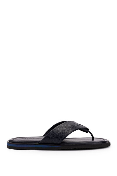 Tamer Tanca Men's Genuine Leather Flip Flops 537 582 Erk Trlk Y23