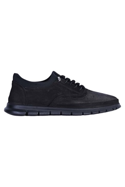 moda ayakkabım Goldbrand 366 Black Men's Casual Shoes