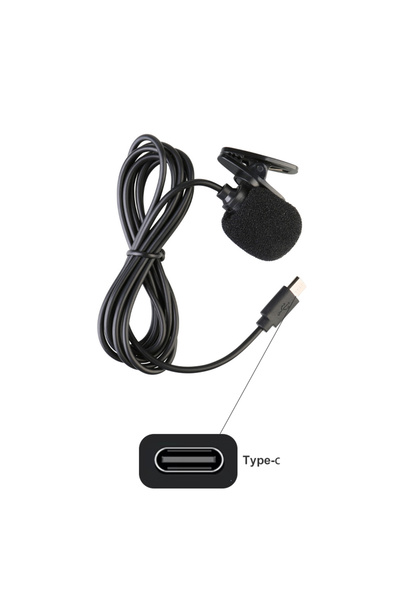 Choice Black Ourlife Lavalier Mini Microphone Type C Condenser Professional M...