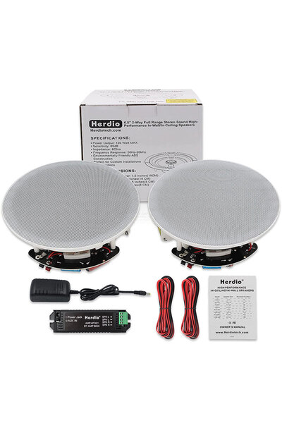 Choice Amplifier Sets 6.5 HCS628BT-EU Herdio 6.5 Inch Home Audio 300W Ceiling...
