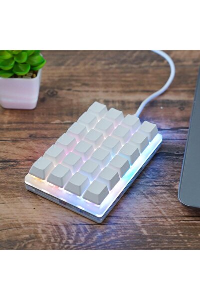 Choice 24 Keys White Mini USB Custom Mechanical Keyboard 24 Keys Black/White ...