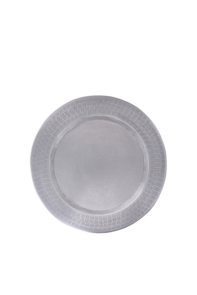 Yargıcı Tattoo Patterned Aluminum Round Plate (38 cm)