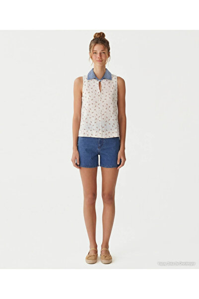 Yargıcı Regular Crew Neck Sleeveless Blouse