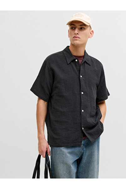 Jack & Jones Jornantucket Siyah Erkek Gömlek 12291812