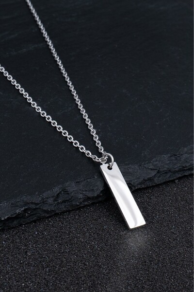 UKHWD SUPPLY 316L Steel Plate Necklace Ka1074Gm