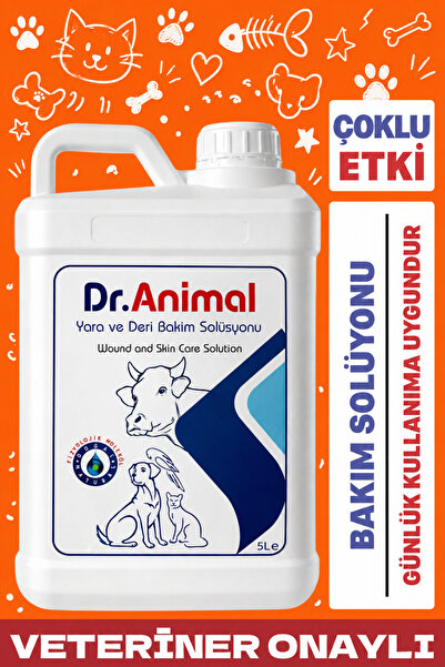 Dr. Animal Dr Animal Yara Cilt Ve Göz Bakım Solüsyon 5 Lt