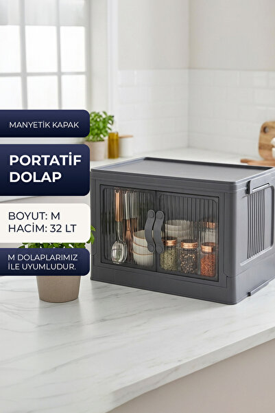 Kitchen Life Tekli İstiflenebilir Portatif Katlanabilir Çok Amaçlı Organizer ...