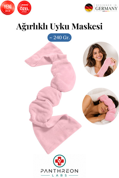 Panthreon ®   Weighted Sleep Mask |   Fall Asleep Faster |   Relaxing Print o...