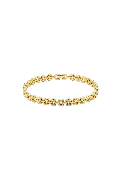 Charmist Çelik üzeri altın kaplama özel seri Olive gold bileklik