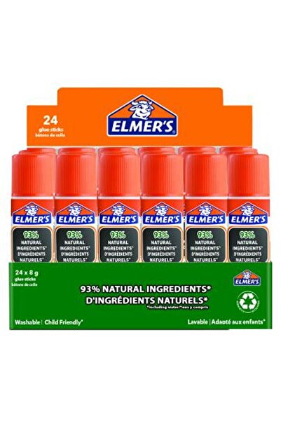 Elmers Stick Yapıştırıcı S Okul Tipi 8 Gram 2136618 (24 Lü Paket)