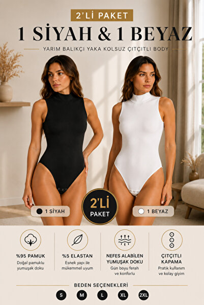 QKK Body din bumbac și lycra pentru femei, din bumbac pieptănat, fără mâneci,...