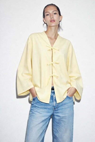HAKKE Bow Detail Cardigan