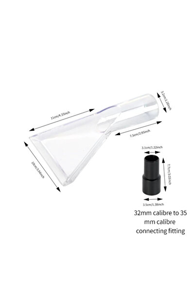 Choice1 Add an adapter Vacuum Cleaner Accessories - Transparent Suction Head ...