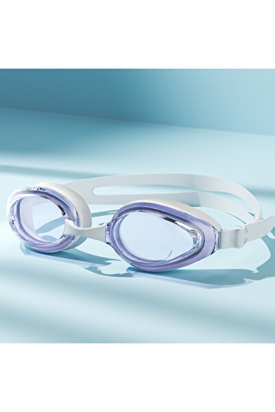 Choice8 Purple Clear Lens Swimming Goggles Unisex Professtional Waterproof An...