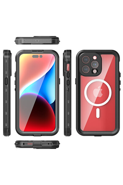 Choice Pc + tpu Case & Strap For iPhone 15 Pro black Shellbox Hot Sales 360 F...