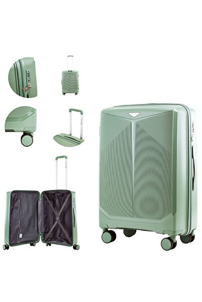 WINGS BRAND Valiză medie Wings COCKATIEL polipropilenă 24 " VERDE MILITAR