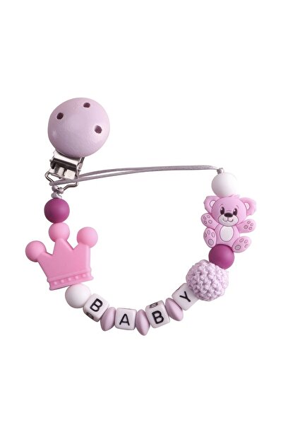 Choice purple Koala Pacifier Chain Holder for Baby Kids Pacifier Clips Teethi...