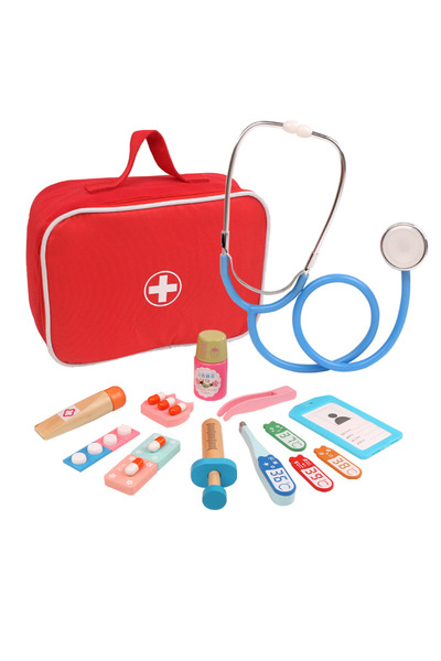 Choice4 A Wooden Pretend Play Doctor Educational Toys for Children Medical Si...