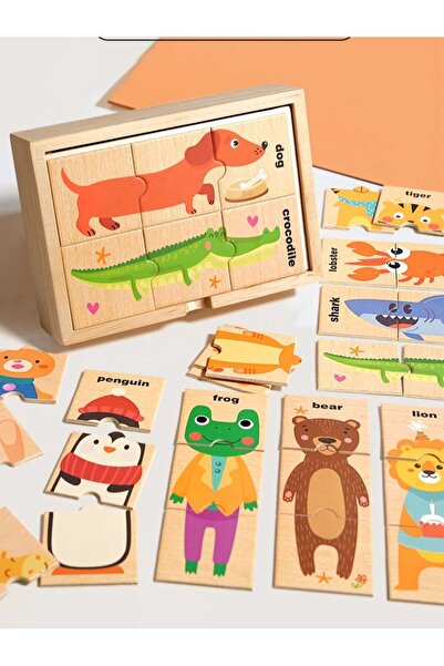 Choice Animal puzzle Children's puzzle cartoon animal shape matching puzzle, ...