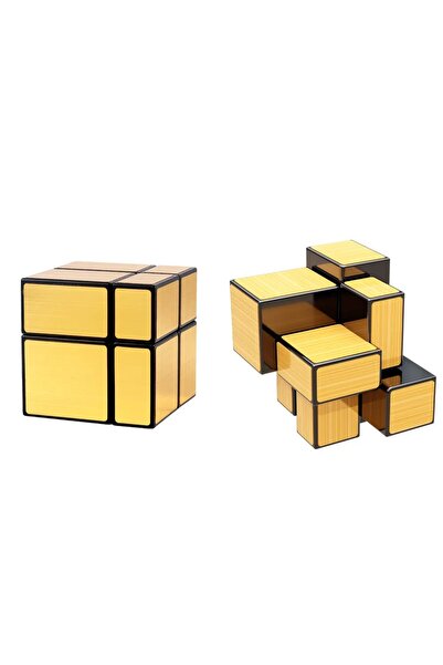 Choice Golden 2x2 SENGSO Mirror Magic Cube 2x2 3x3 Golden Silver Magic Cubo P...