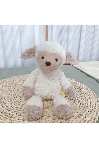 Choice 35cm Beige face Soft Fluffy Sheep Toys Animal Stuffed & Plush Dolls 35...