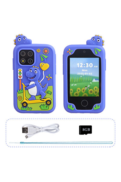 Choice Blue With 8G AMORUS Children Muscial Phone Dual Camera Mp3 Player Game...