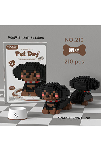 Choice8 10 WITH BOX HUIQIBAO MINI Cute Pet Dog Cat Micro Building Block Model...