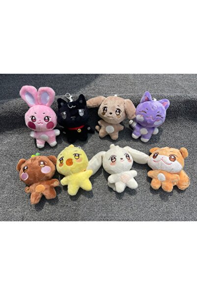 Choice 10cm 8pcs 10CM Pop-up Store Doll Keychain ANITEEZ Cartoon Cute Plush P...