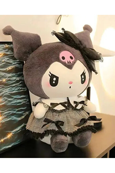 Choice 25cm-8 =New Kawaii 25cm Sanrio Plush Toy Jade Dog Kuromi Dressing Doll...