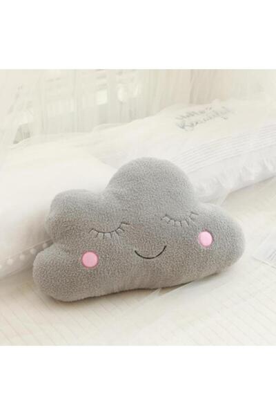 Choice grey cloud New Stuffed Cloud Moon Star Raindrop Plush Pillow Soft Cush...