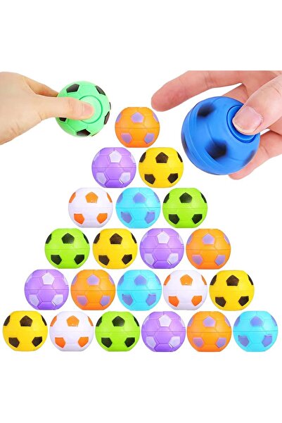 Choice 32pcs Random Colors 32PCS Mini Rotatable Fidget Spinners Soccer Ball T...