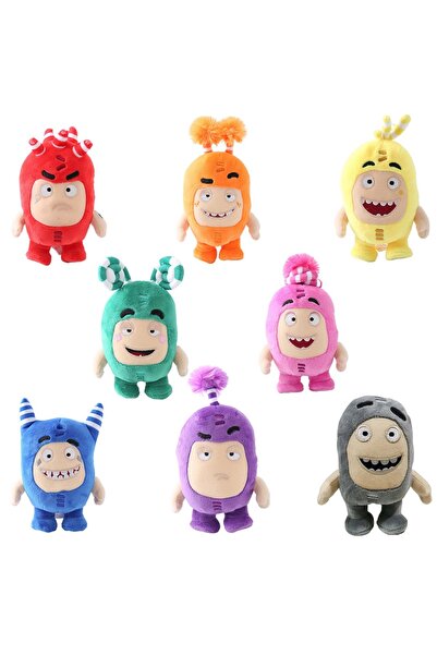 Choice 18cm 8PCS 18CM hot-selling 8pcs/Lot Oddbods Cartoon 18CM Plush Toy Dol...
