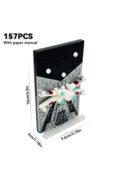choice2 No Box(Paper Manual) Space Fighter Spaceship Building Blocks Model DI...
