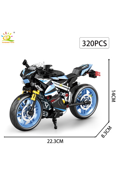 choice2 No.29 no box HUIQIBAO MOC Motorbike Model Building Blocks City Moto R...